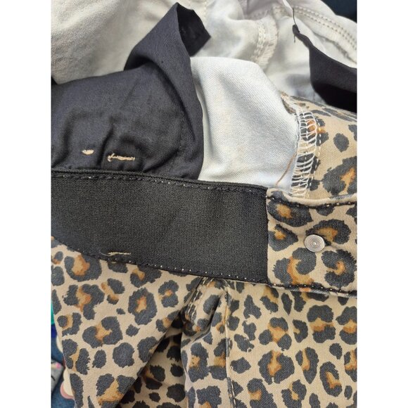 Knox Rose Women's Leopard Print Ankle Skinny Pants Size 8, Comfort Waist - Picture 6 of 12